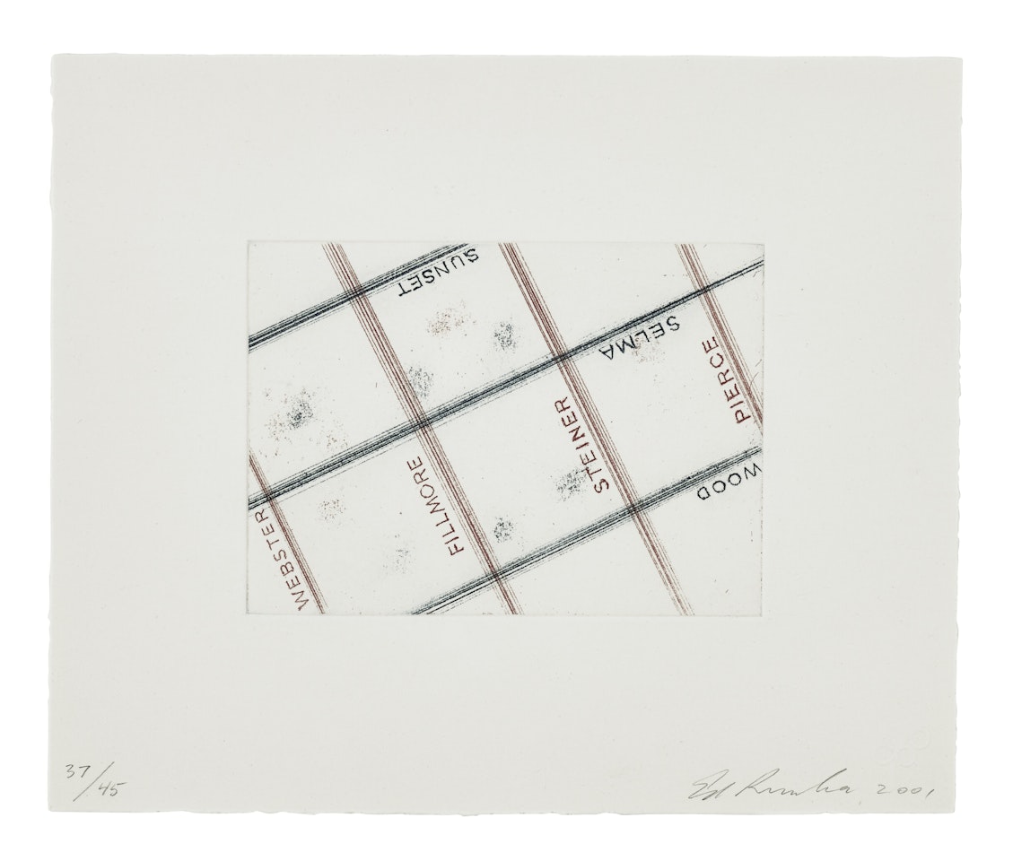 Sunset, Pierce, from Los Francisco San Angeles by Ed Ruscha