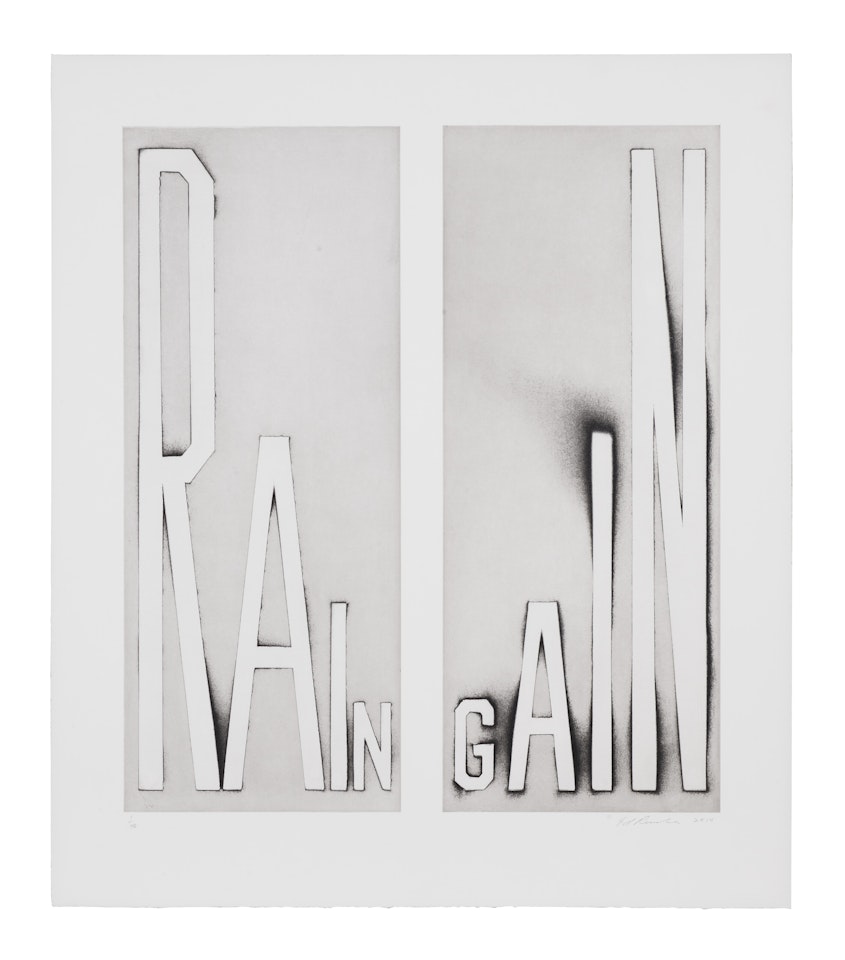 Rain Gain by Ed Ruscha