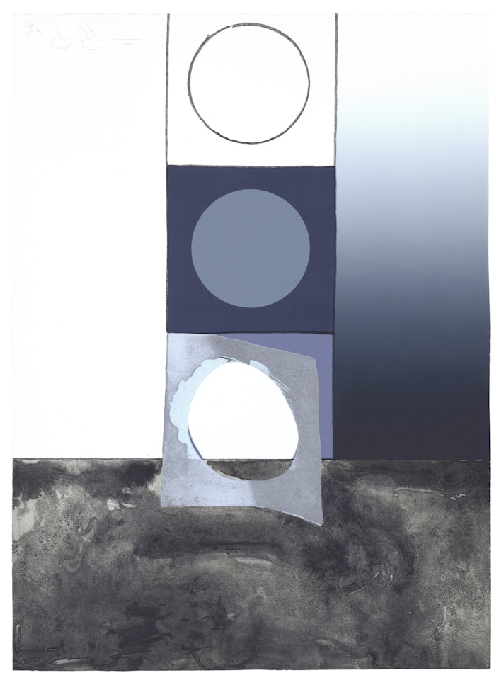 Bent Stencil, from Fragment - According to What by Jasper Johns