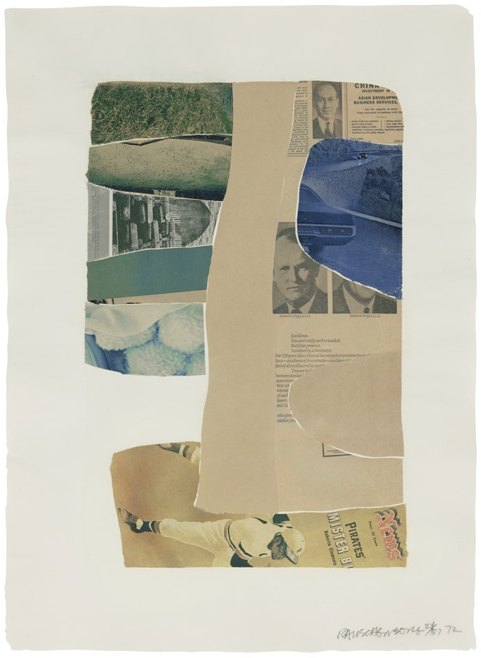 Composition, from Tares by Robert Rauschenberg