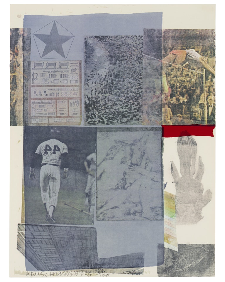 Back Out, from Suite of Nine Prints by Robert Rauschenberg
