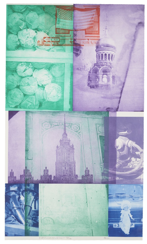 Soviet/American Array IV by Robert Rauschenberg