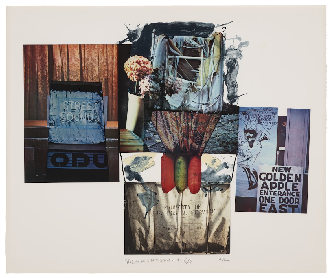 Street Sounds by Robert Rauschenberg