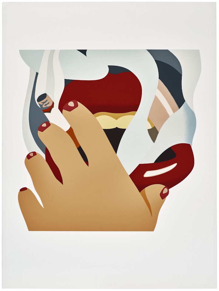 Smoker, from An American Portrait; Smoker, from An American Portrait by Tom Wesselmann
