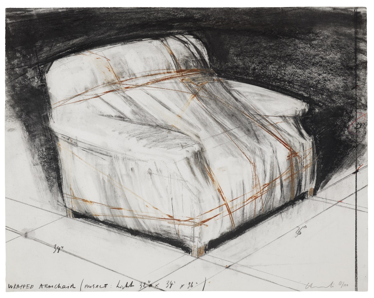 Wrapped Armchair, Project by Christo