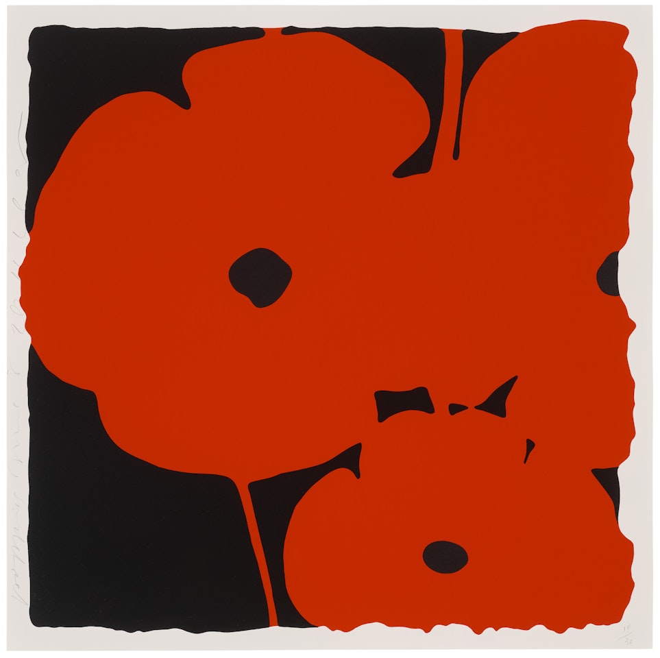 Poppies, June 8, 2011 (Red), from Six Poppies; Poppies, June 8, 2011 (Red), from Six Poppies by Donald Sultan