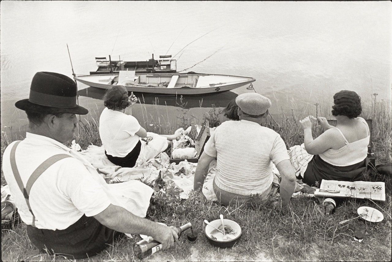 Picnic on the Banks of the Marne by Henri Cartier-Bresson