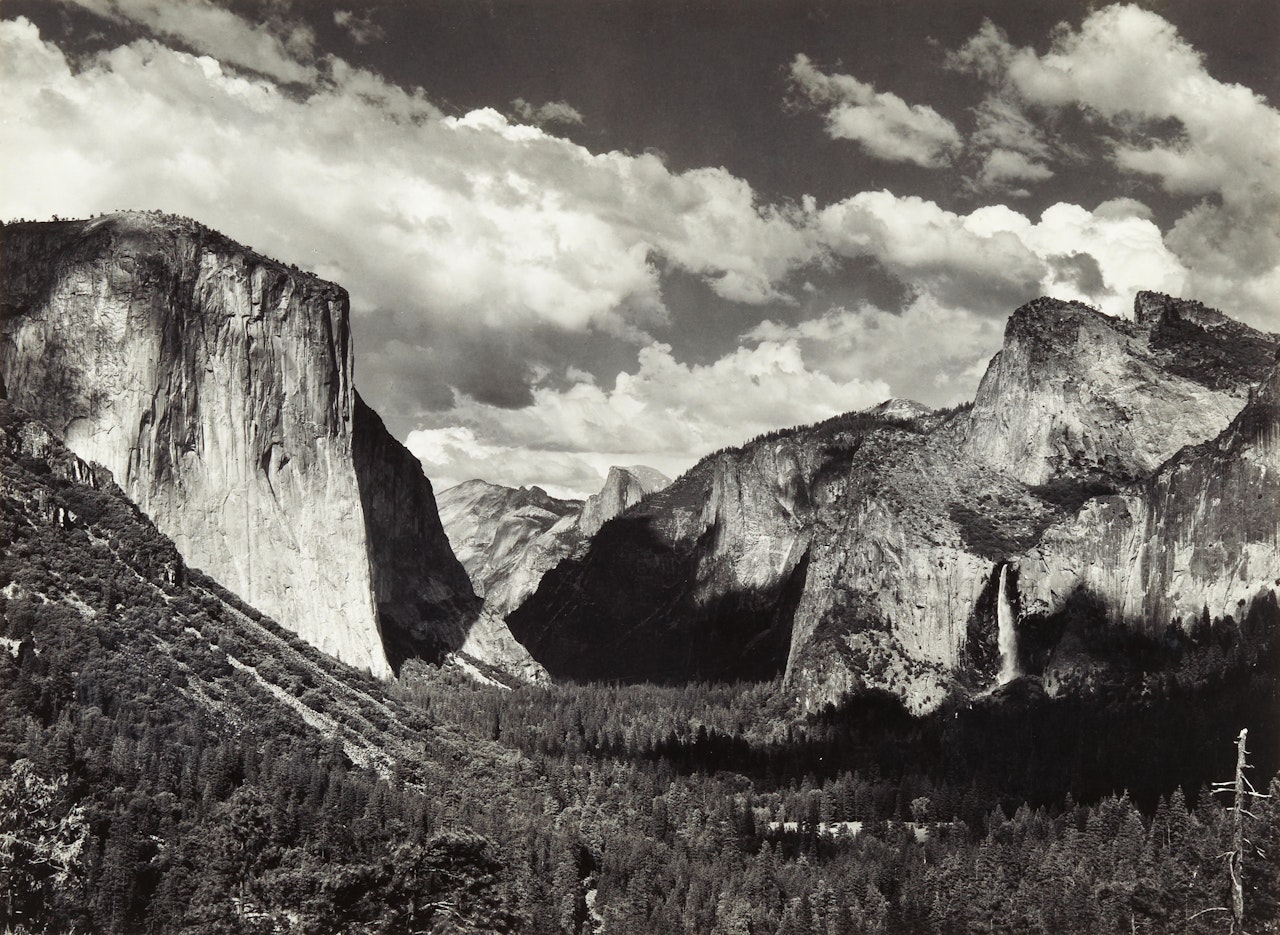 Valley View, Yosemite National Park, California by Ansel Adams