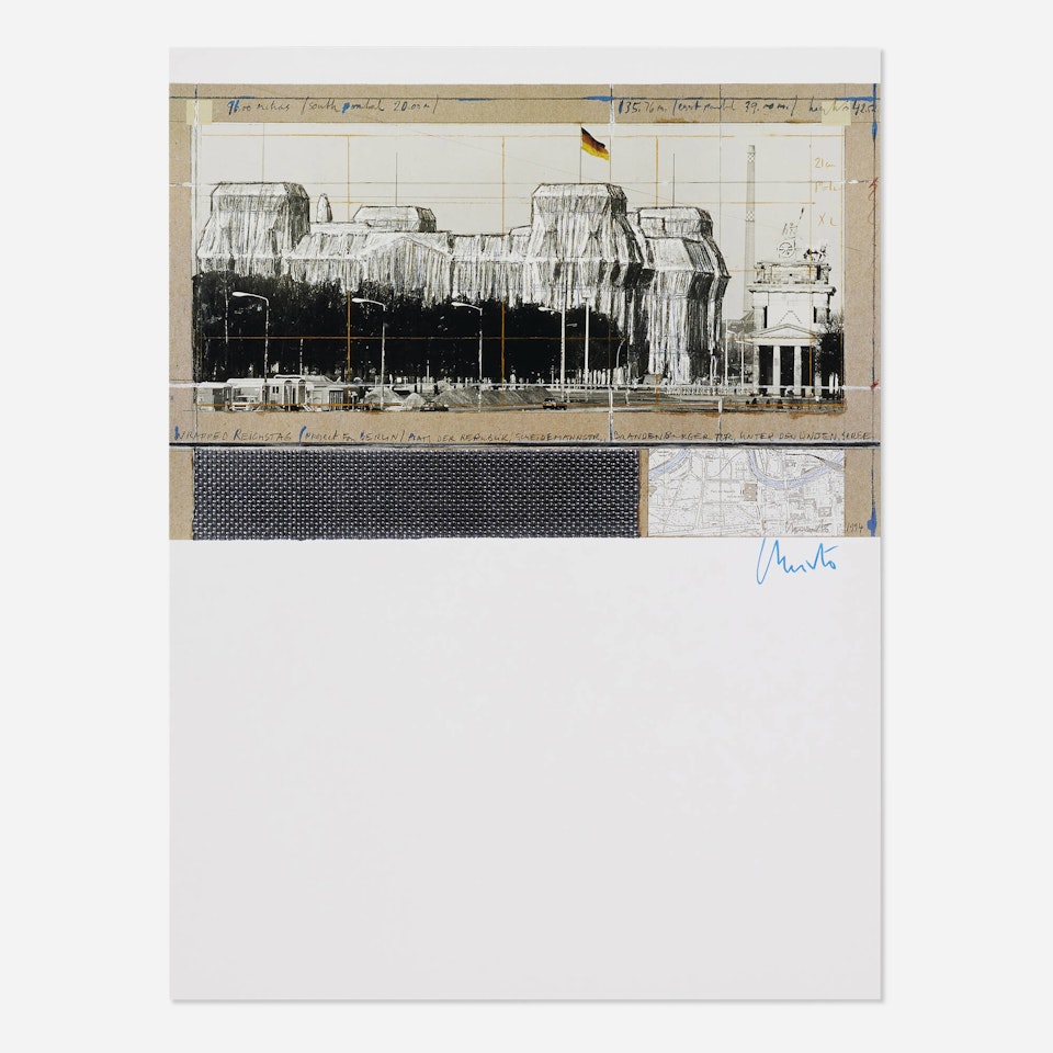 Wrapped Reichstag, Project for Berlin XIV by Christo