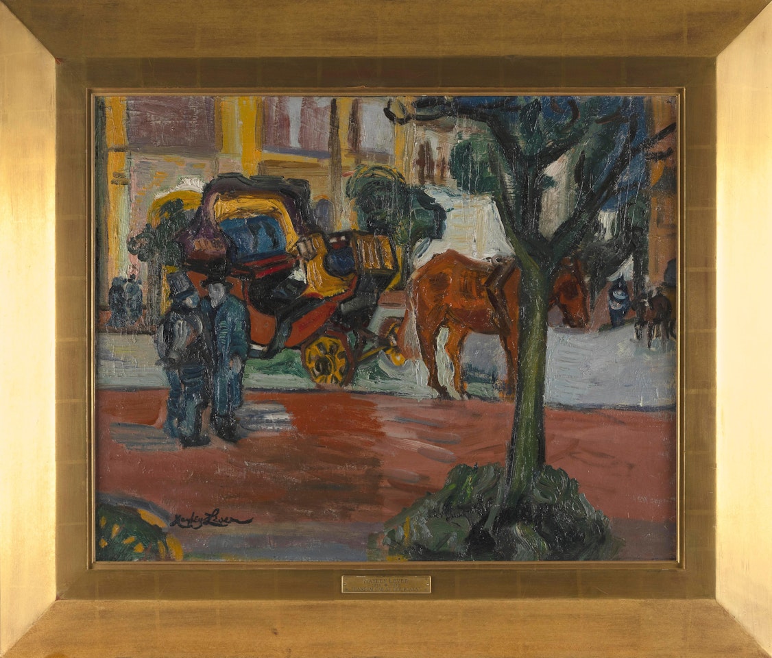 "Hansom Cab at the Plaza" by Hayley Lever