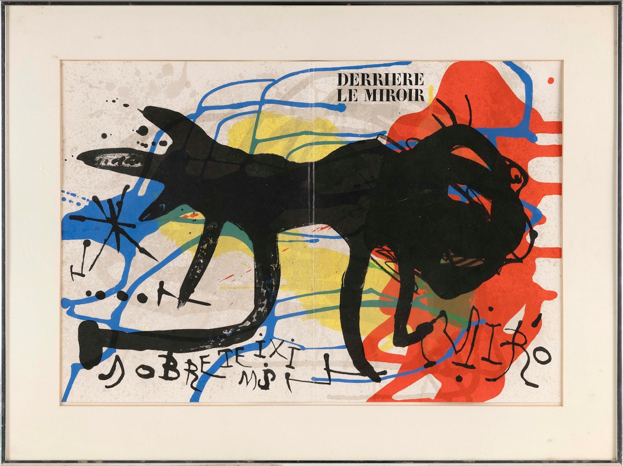 "Derriere le Miroir" by Joan Miró