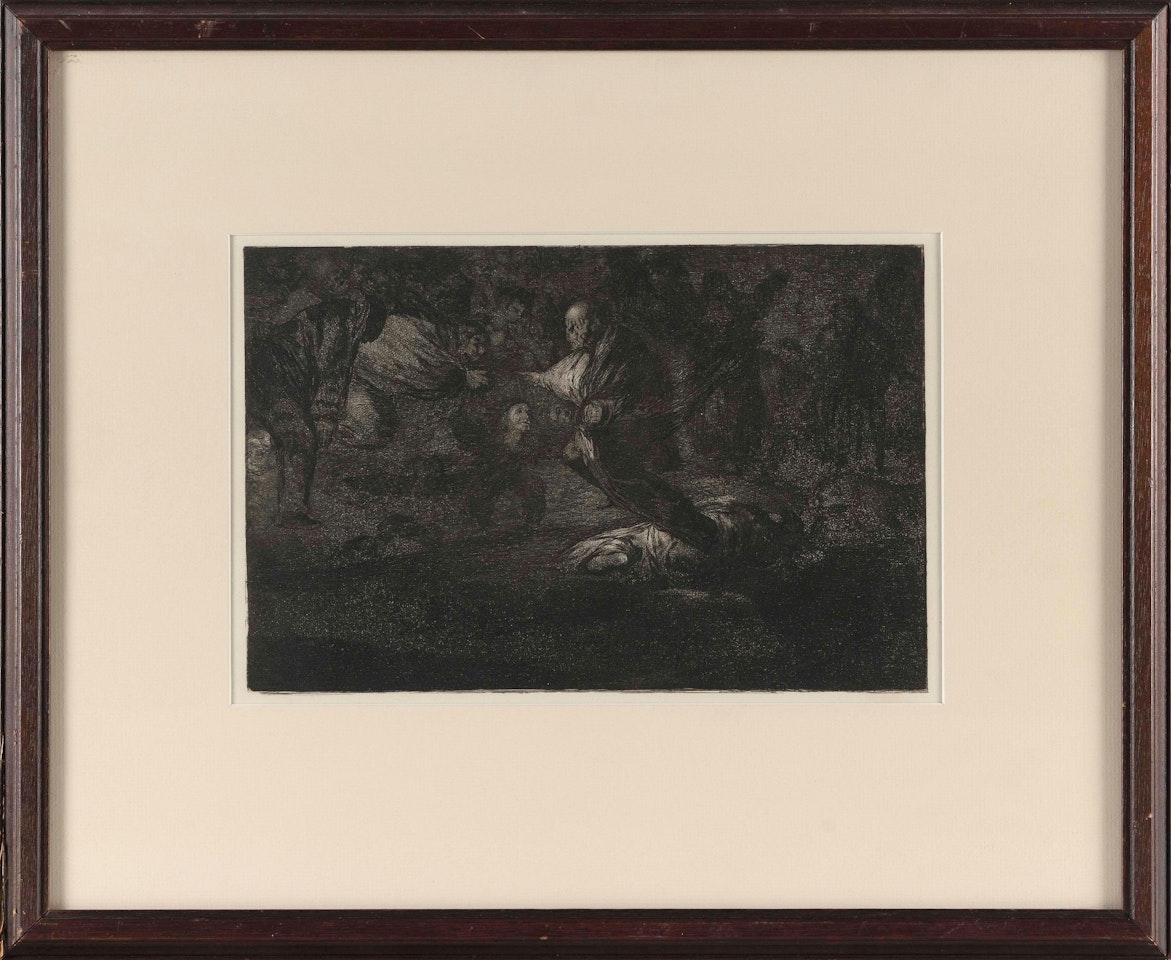 Los Proverbios, plate no. 18. by Francisco José de Goya