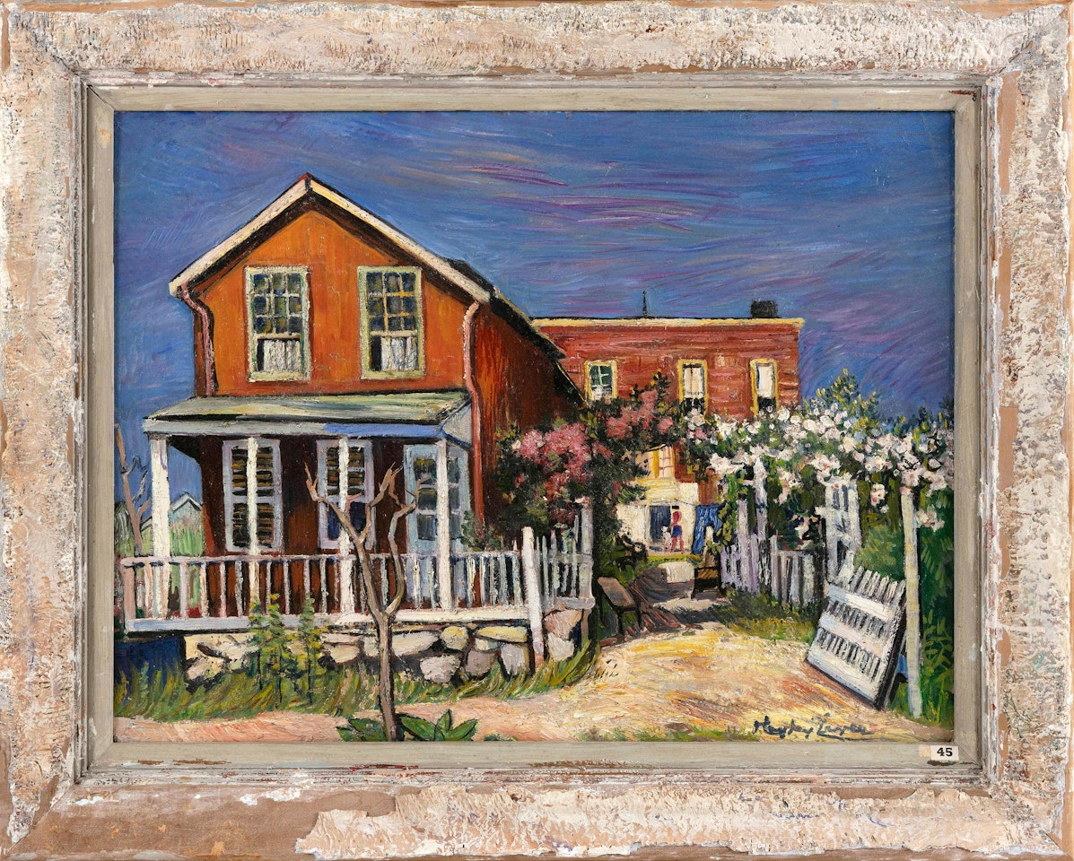 "Red House, City Island N.Y. 1946" by Hayley Lever