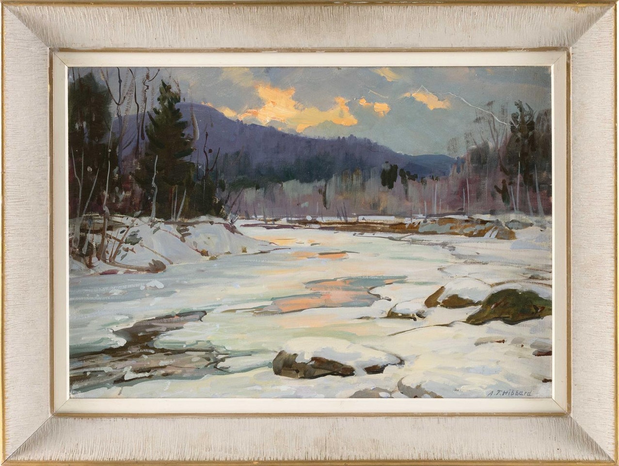 "Late Light" Wardsboro Brook" by Aldro Thompson Hibbard