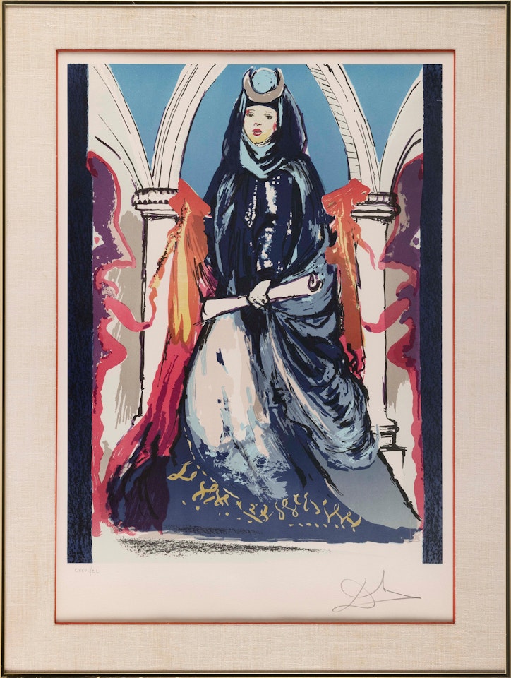 "Lady Blue -- The High Priestess" by Salvador Dali