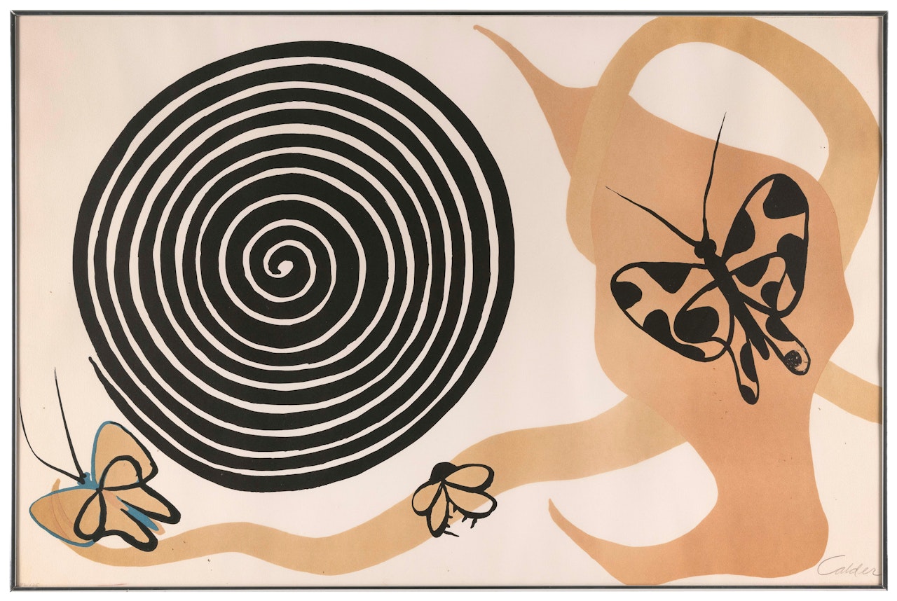 "Spirale et Pappilons" by Alexander Calder