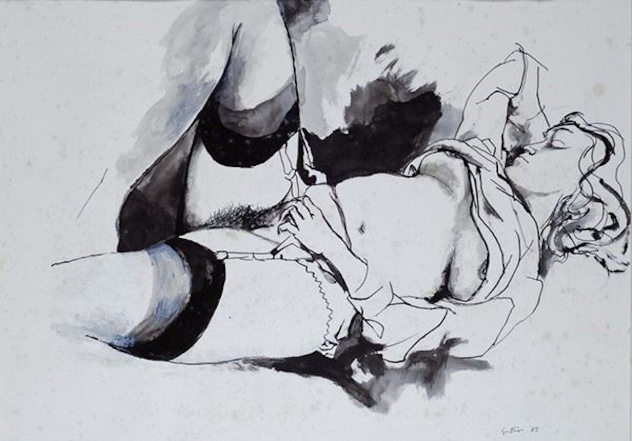 Reclining Nude by Renato Guttuso