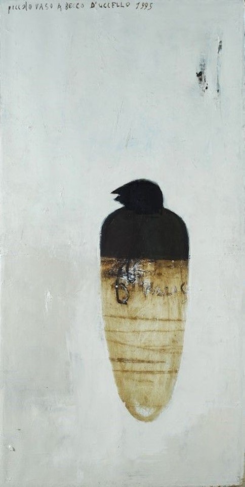 Small bird"s beak vase by Piero Pizzi Cannella