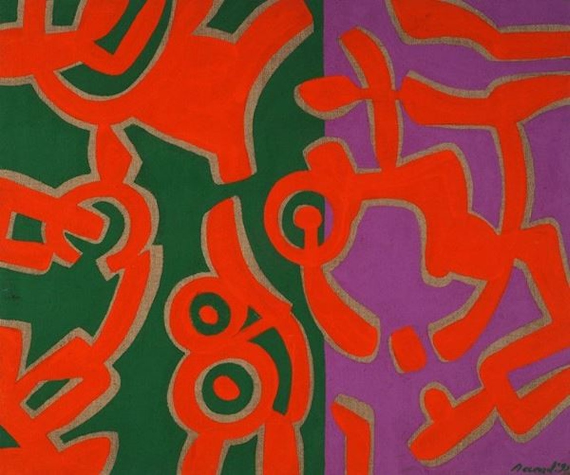 Purple green orange by Carla Accardi
