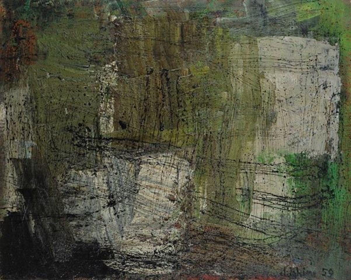 Rain on the Sea by Alfredo Chighine