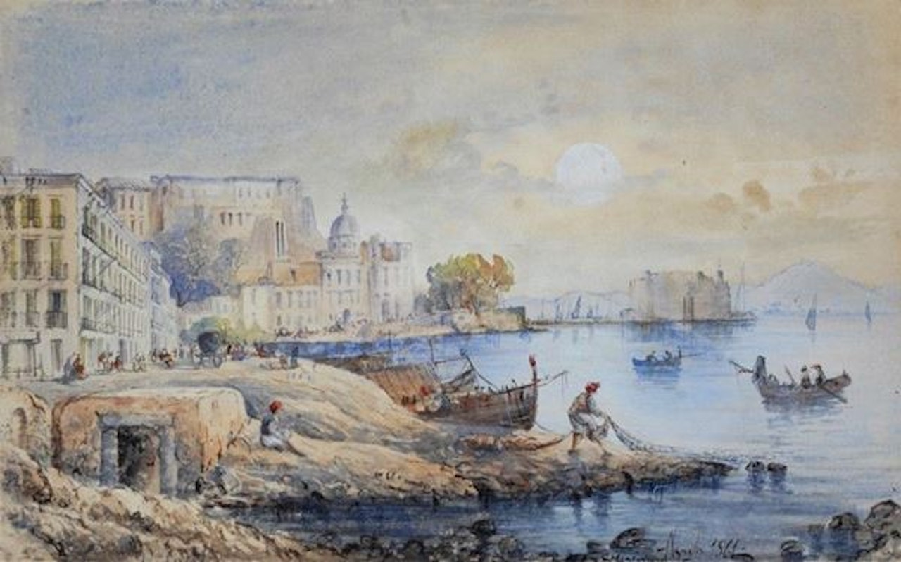 View of Naples by Neapolitan School