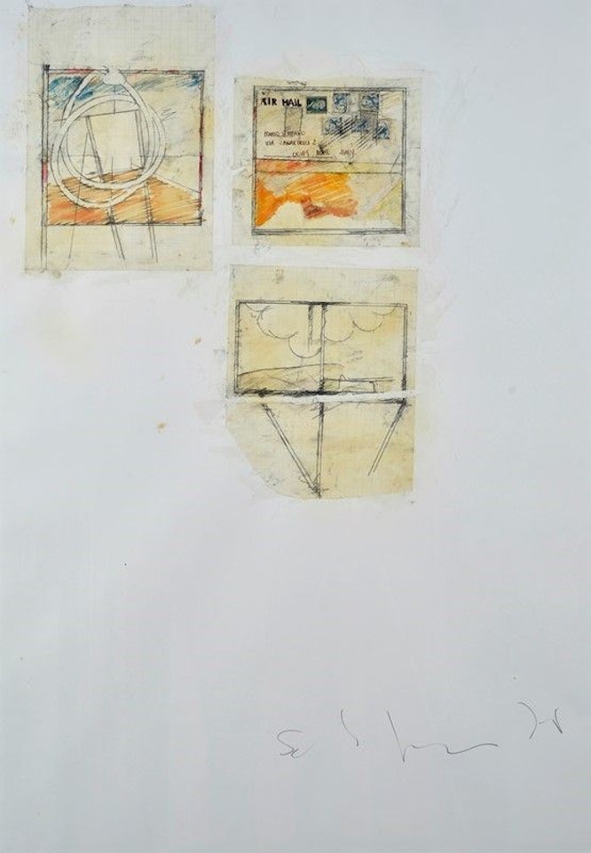 Without title by Mario Schifano