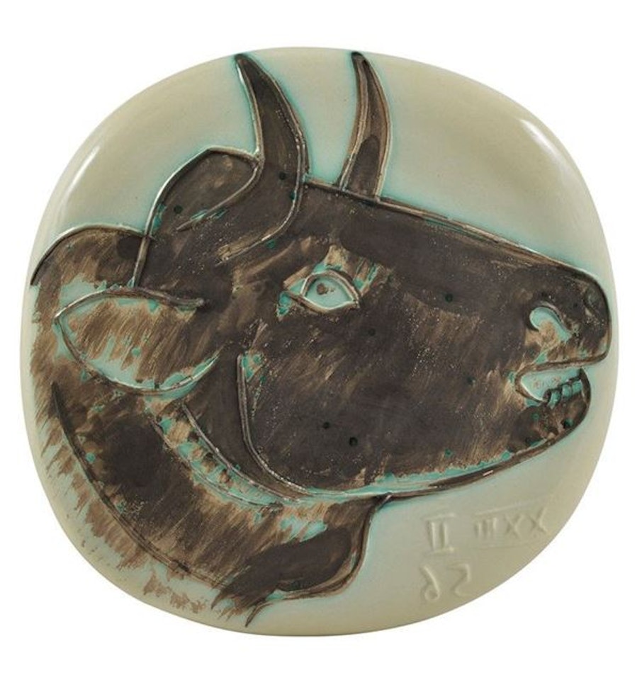 Bull"s head by Pablo Picasso