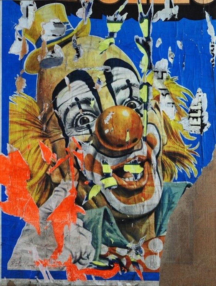 The Clown by Mimmo Rotella