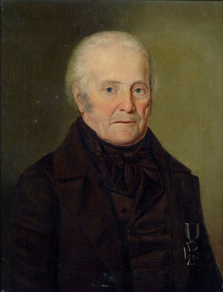 Portrait of a man decorated with the Iron Cross by German School