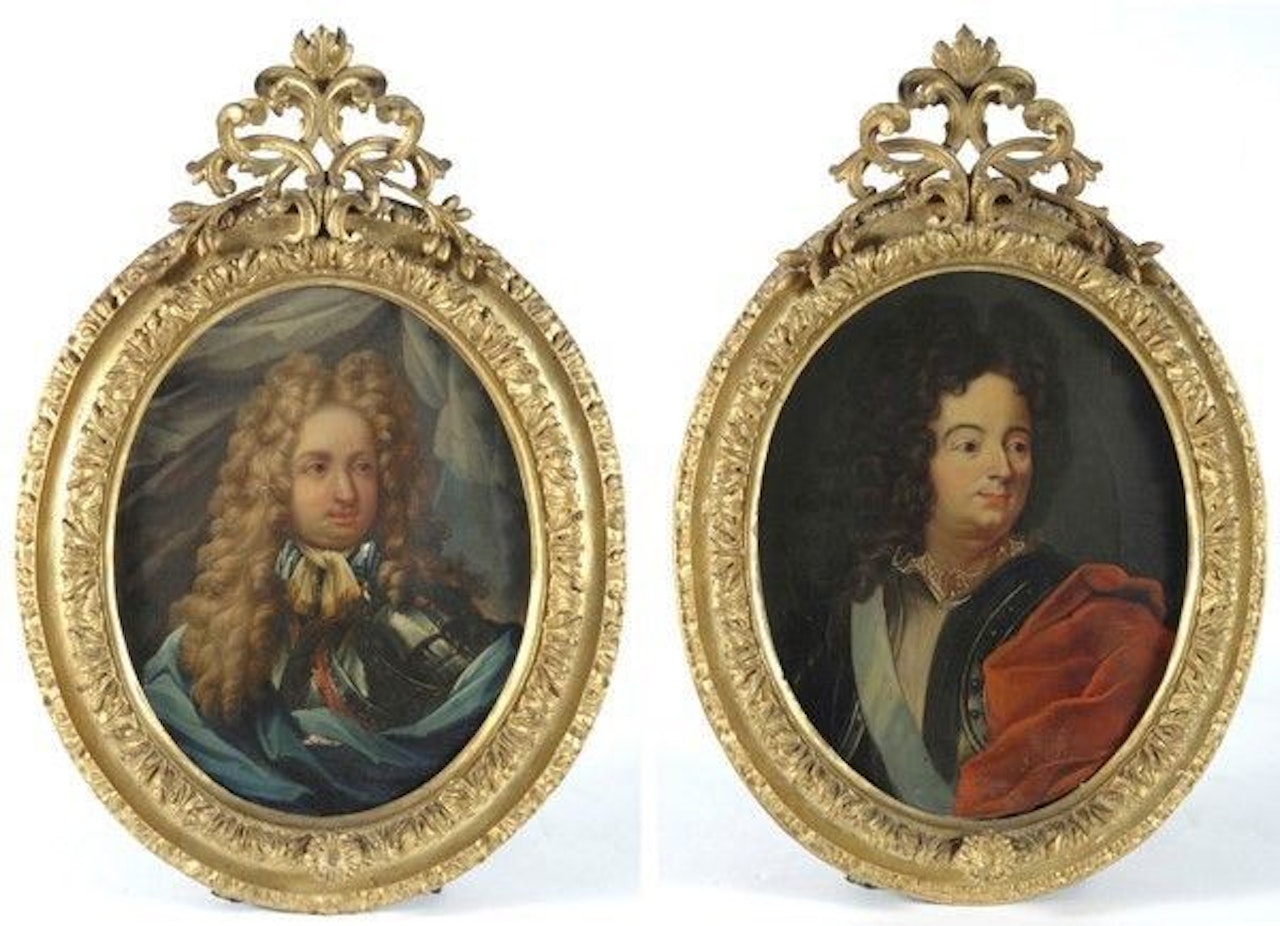 Antonio and Francesco Farnese, dukes of Parma and Piacenza by Roman School