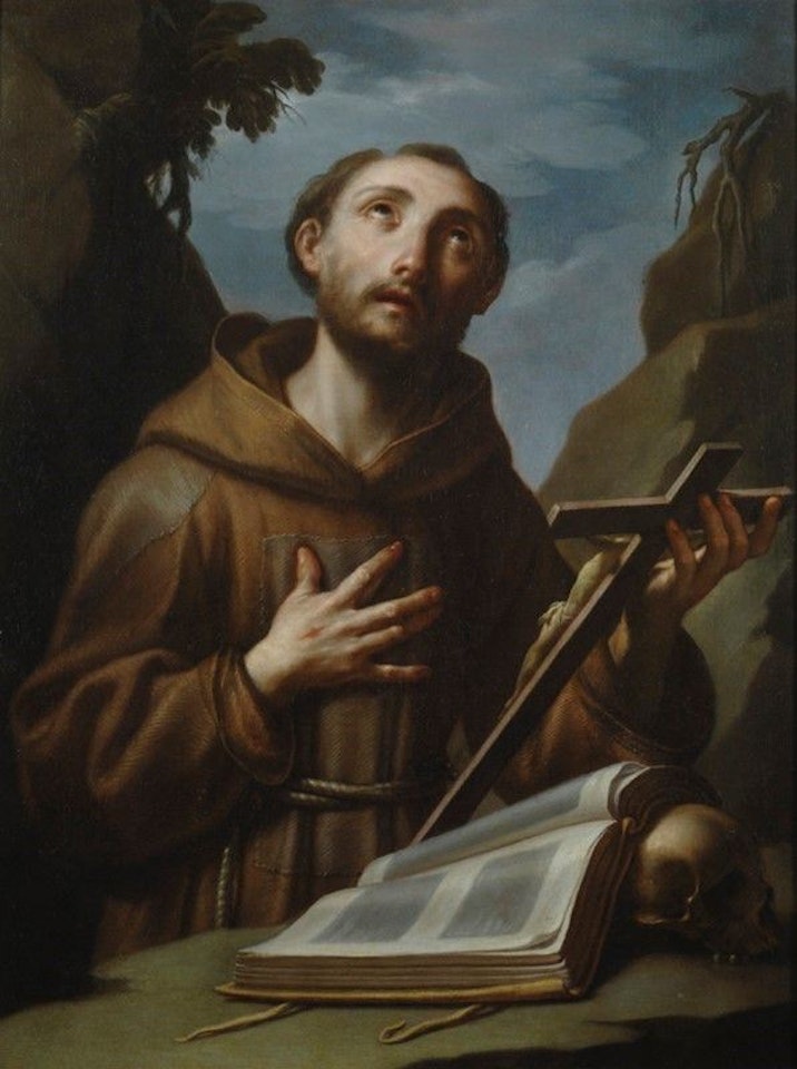 Saint Francis by Francesco Trevisani