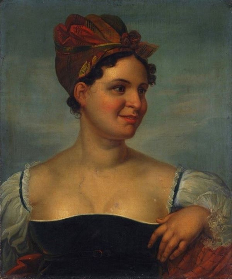 Portrait of a woman by Italian School