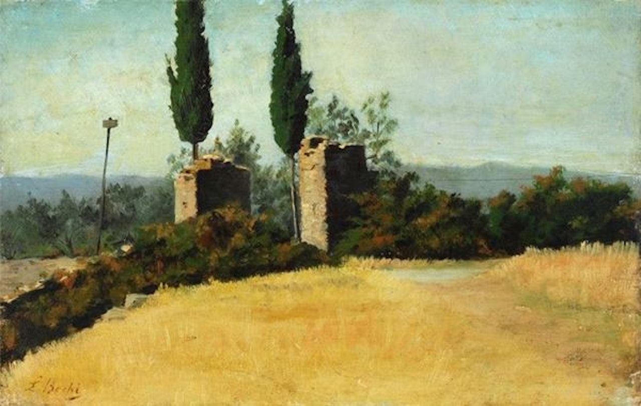 Landscape by Luigi Bechi