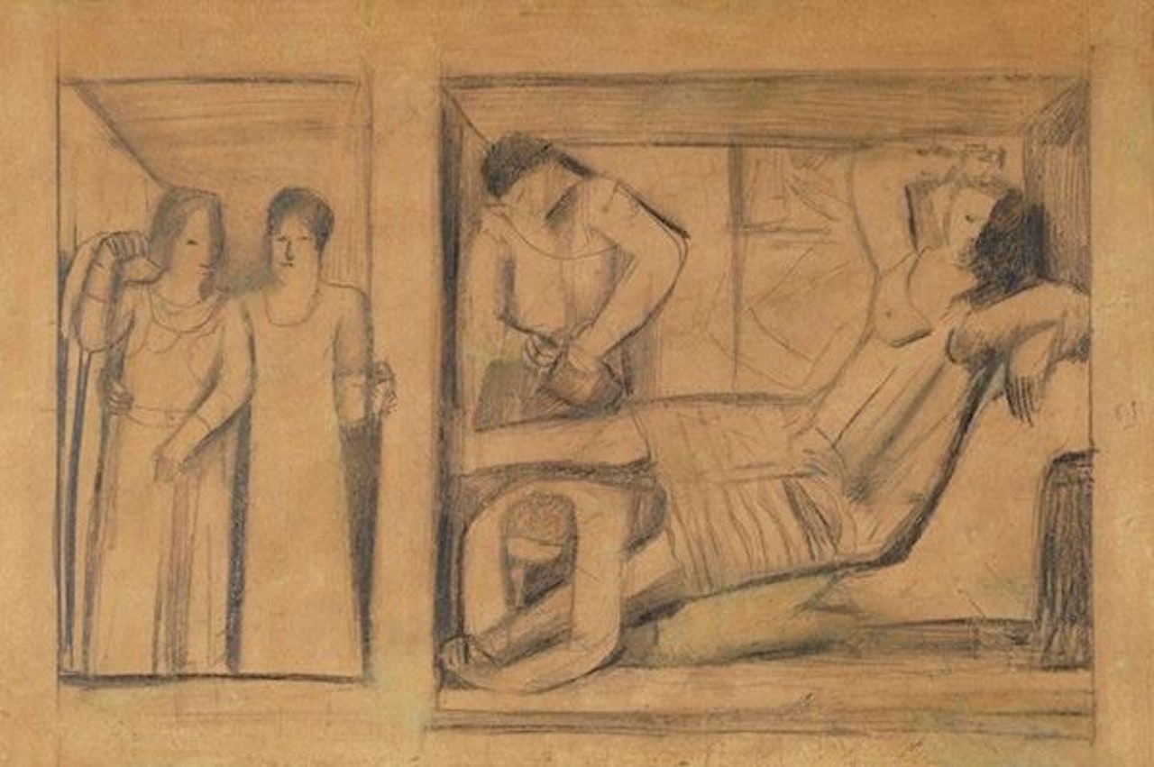 Study for bas-relief by Marino Marini