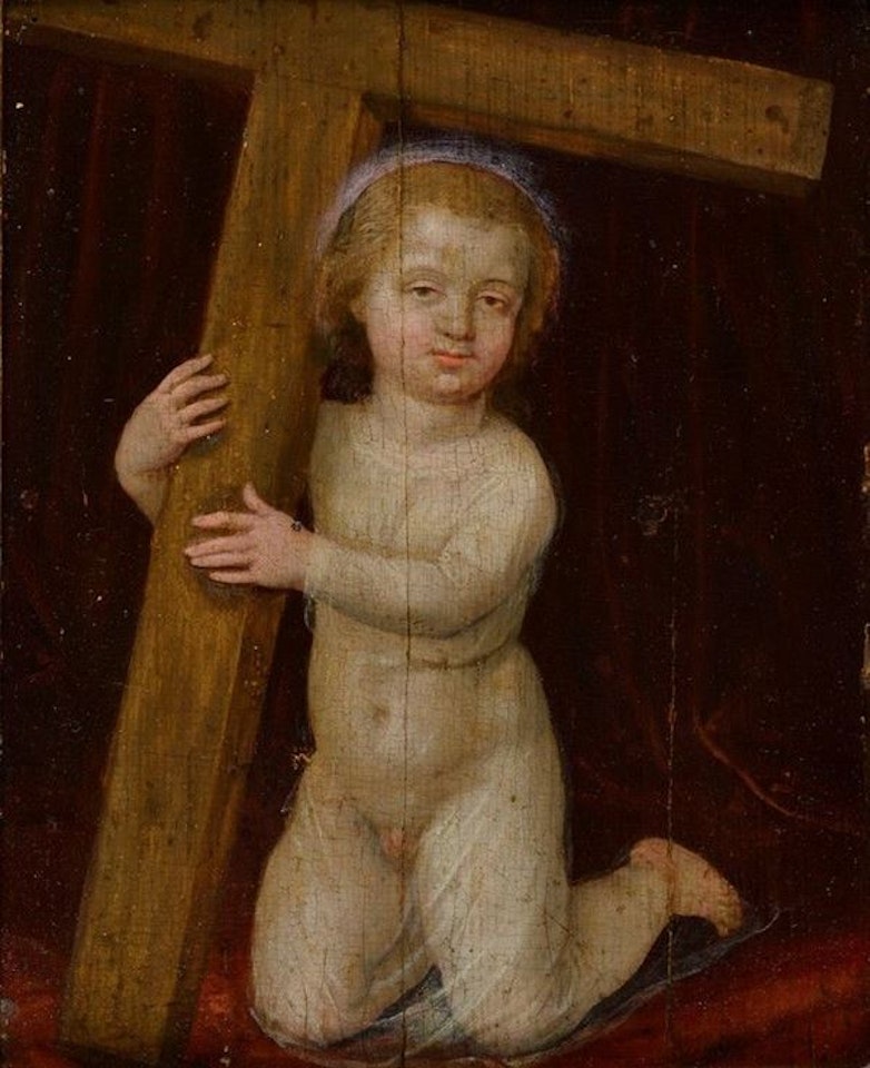 Child Christ with the Cross by Flemish School