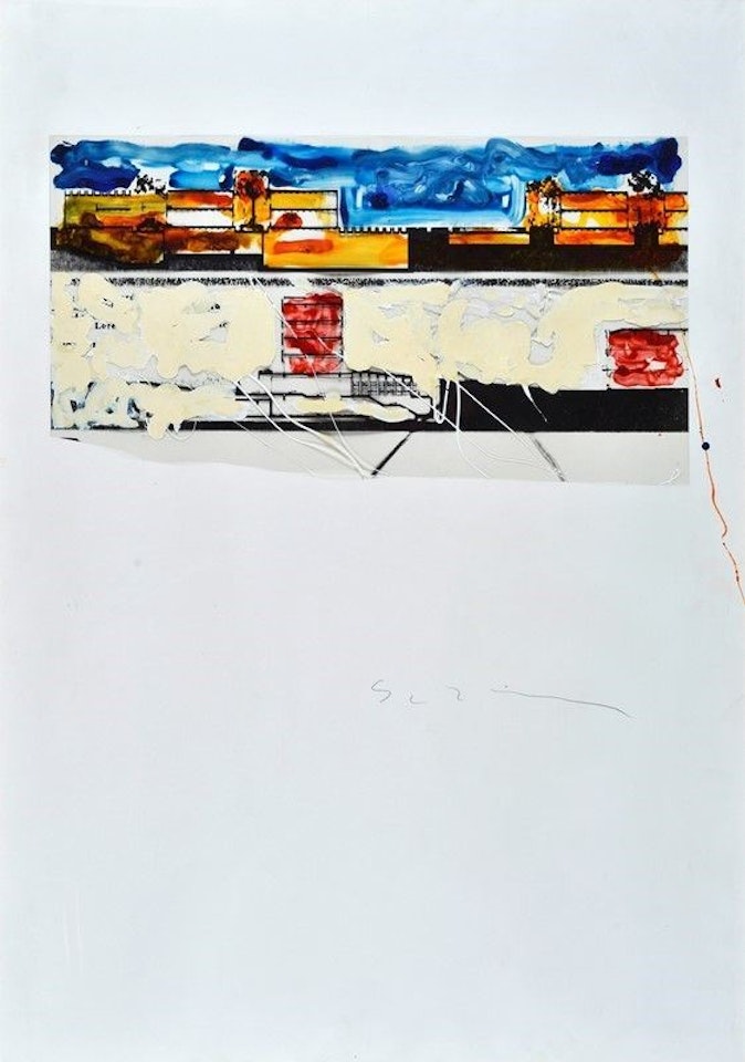 Without title by Mario Schifano