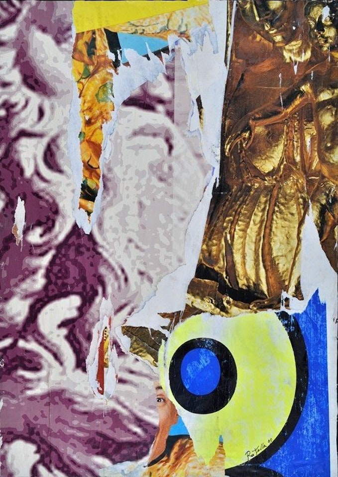 Composition 4 by Mimmo Rotella