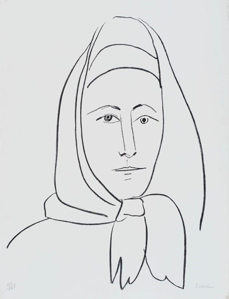 Spanish woman by Pablo Picasso