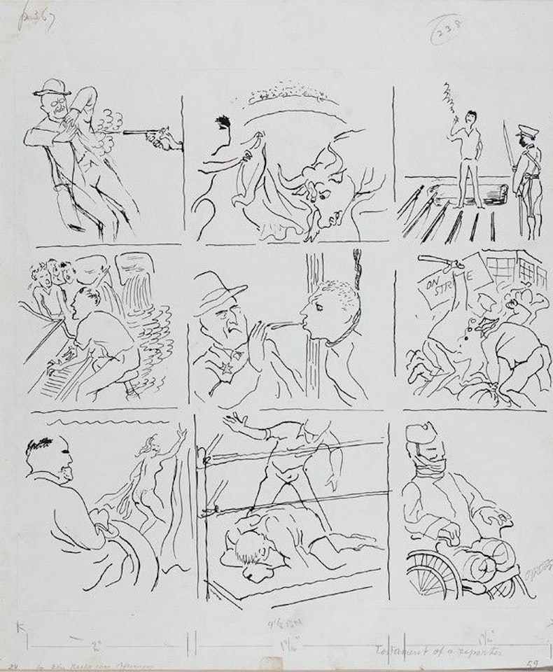 9 Vignettes by George Grosz