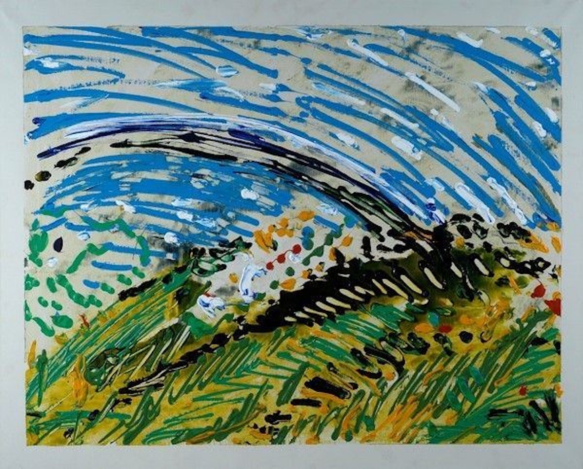 Interrupted Wind by Mario Schifano