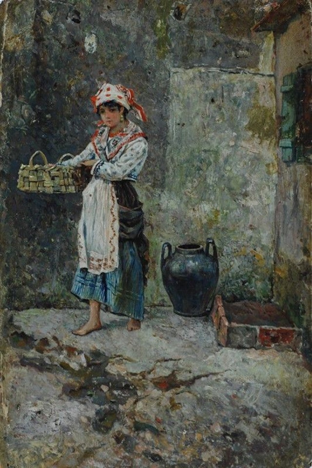 Capri customs by Neapolitan School