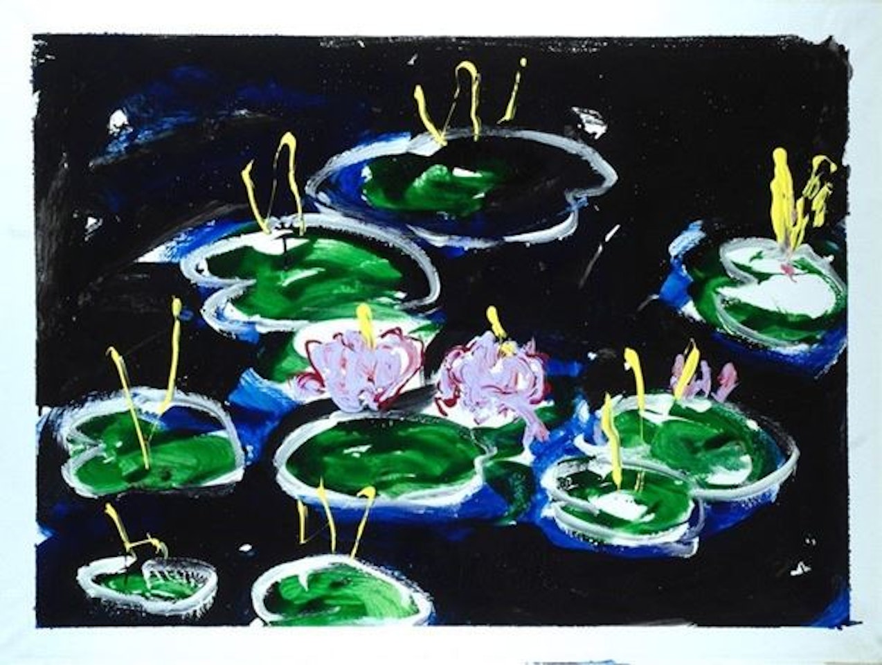 Water Lilies by Mario Schifano