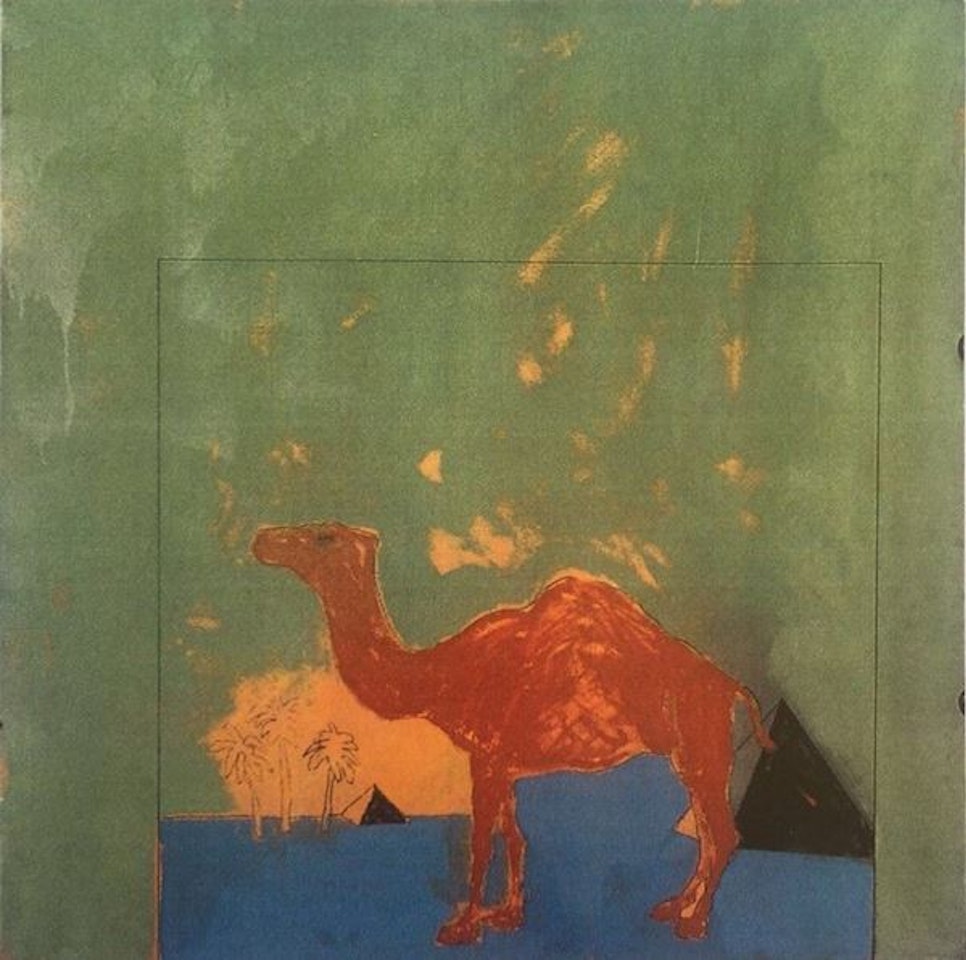 The desert and the oasis by Tano Festa