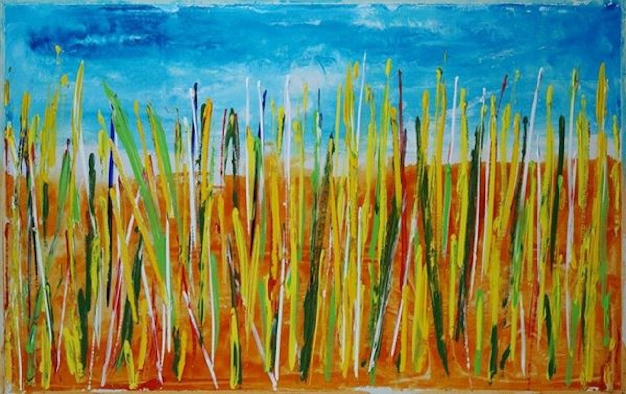 Wheatfield by Mario Schifano