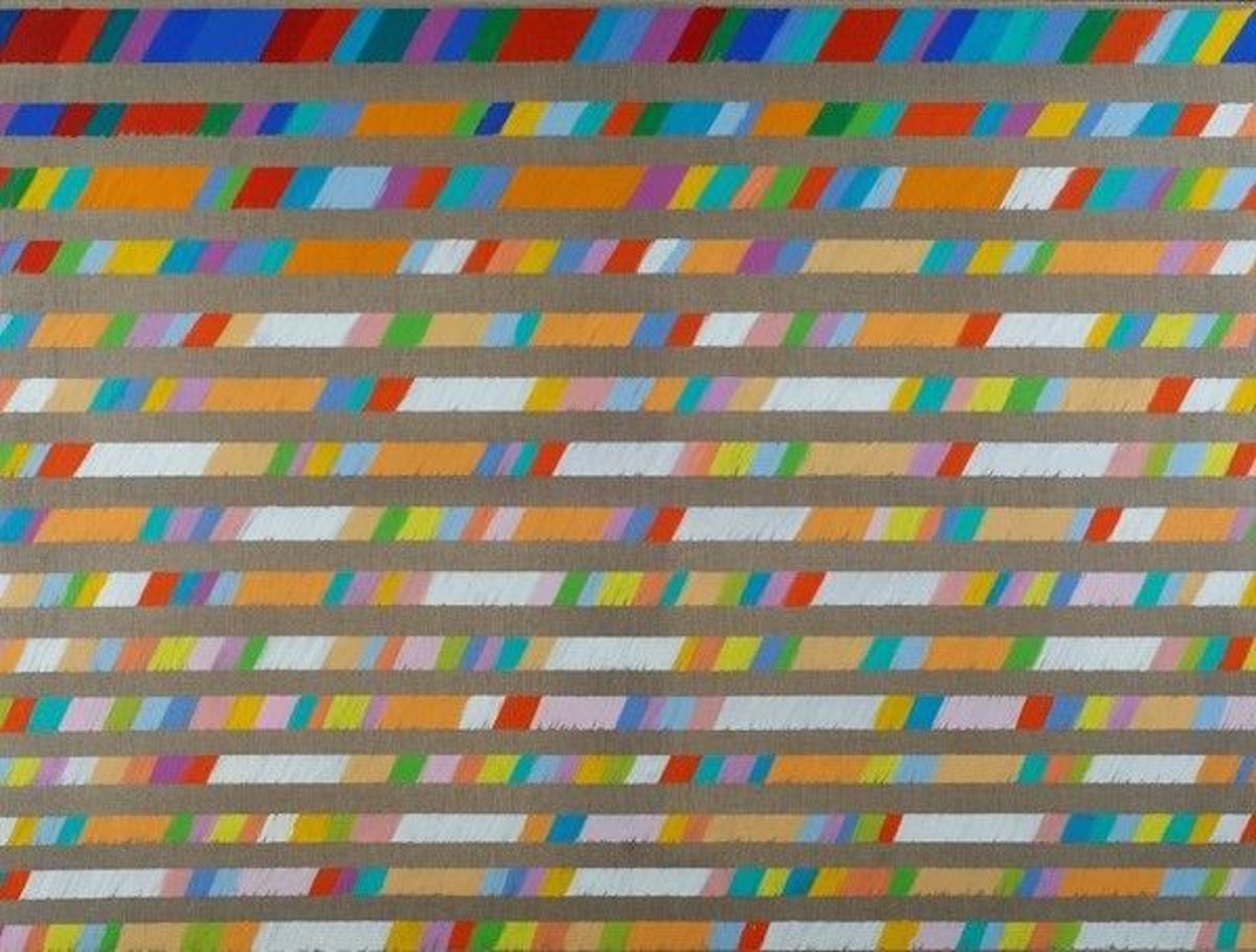 Between the lines II by Piero Dorazio