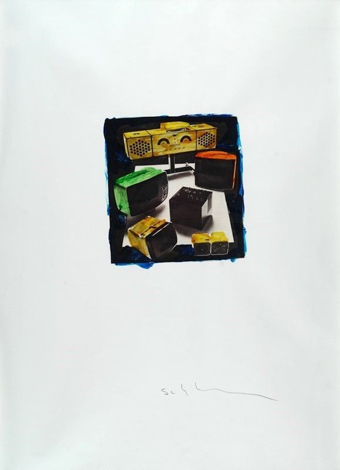 Without title by Mario Schifano