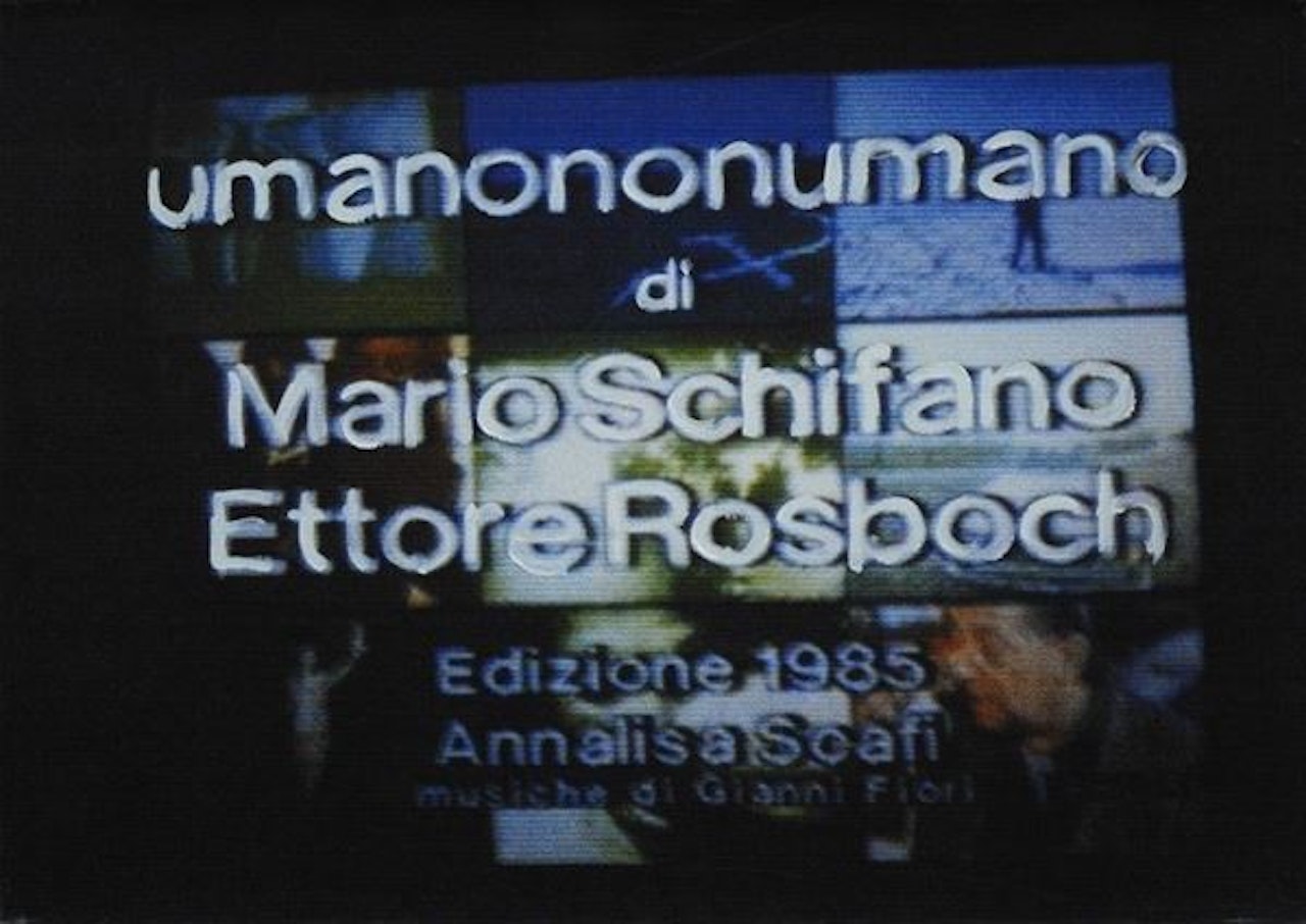 Human nonhuman by Mario Schifano