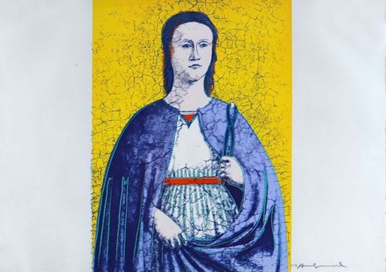 Saint"Apollonia by Andy Warhol