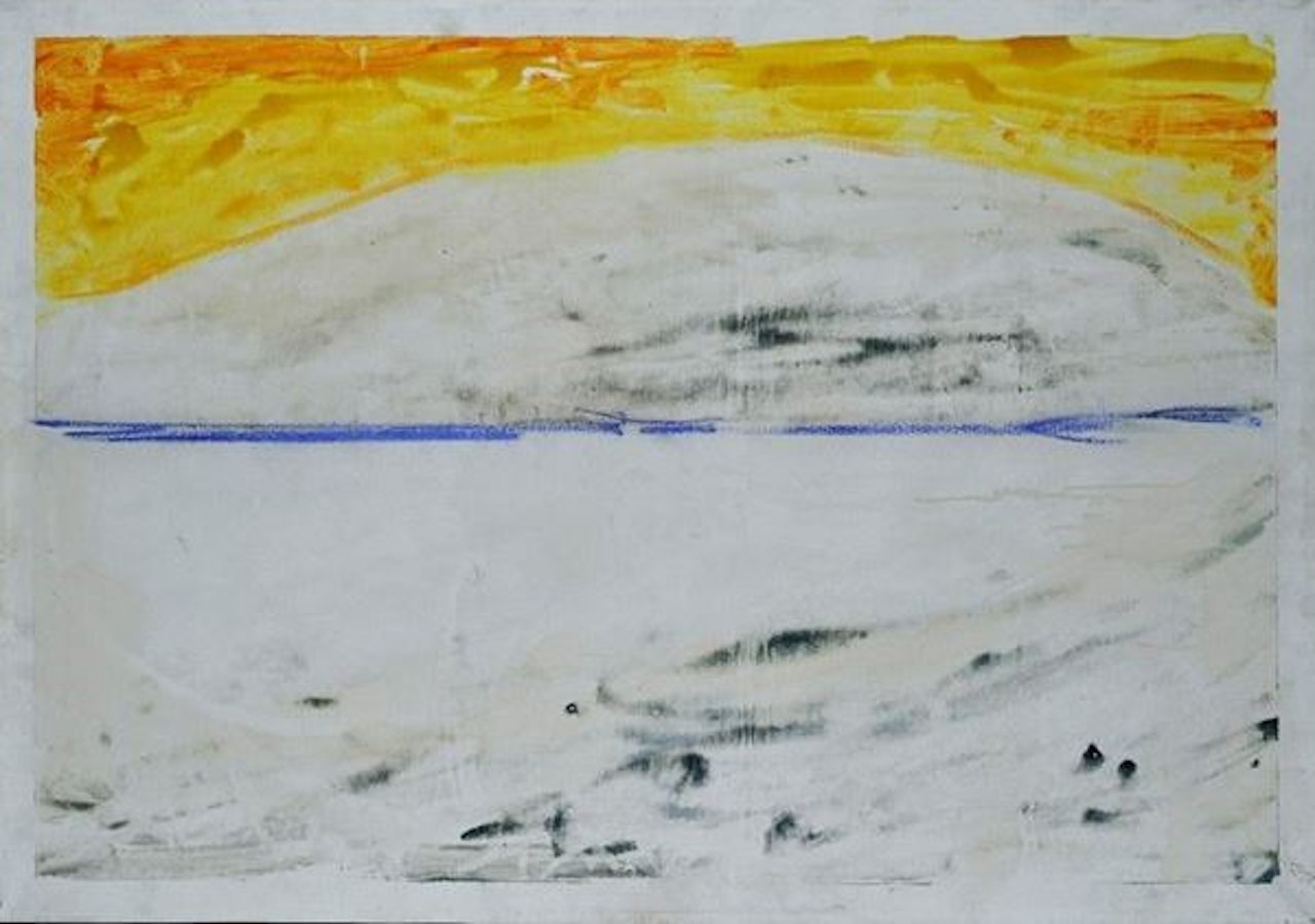 Anemic landscape by Mario Schifano