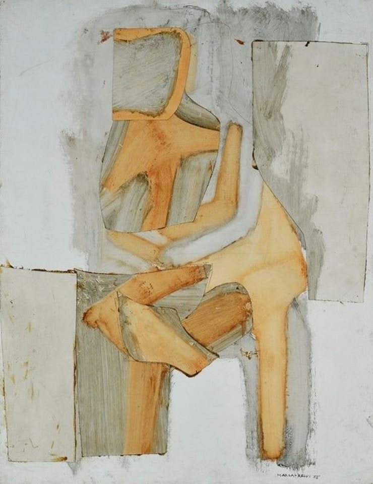 Seated Figure by Conrad Marca-Relli
